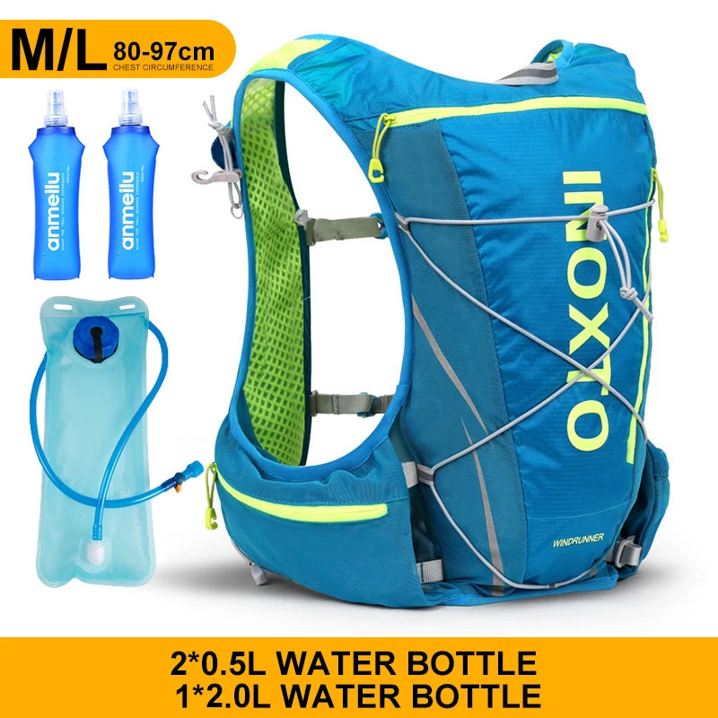 Running Hydrating Vest Backpack 8L Cycling Hydration Vest Running Backpack Hiking Marathon Hydrating Bicycle Sports Vest