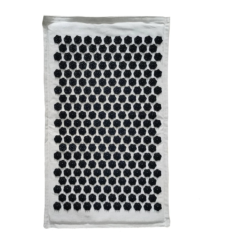74*44cm Nature Linen Coconut Palm Massage Yoga Mat Sport Pillow Mat with Bag Lotus Spike Acupressure Mat Cushion Accupresure Mat