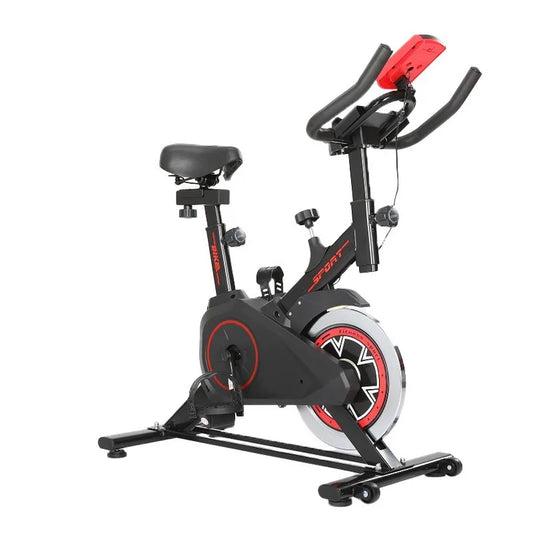 Silent Indoor Bike Home Exercise Equipment Adjustable Spin Bike with Comfort Seat for Cardio Training