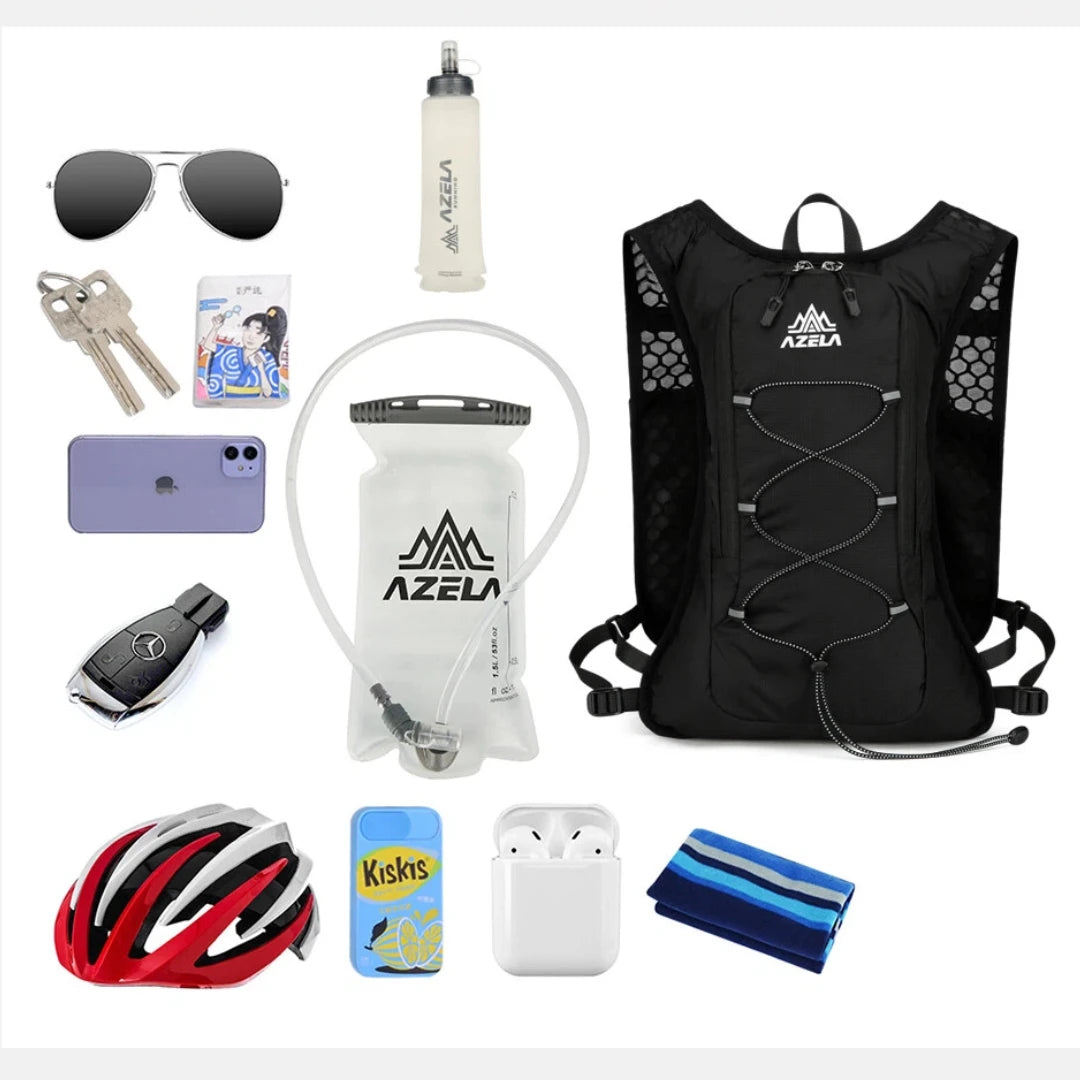 12L Outdoor Cycling Backpack Waterproof UltraLight Water Bag Hydration Pack for Hiking Running MTB Road Bike
