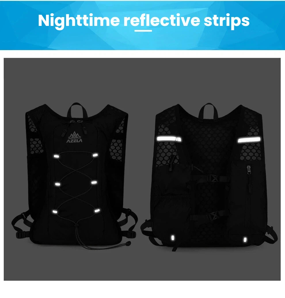12L Outdoor Cycling Backpack Waterproof UltraLight Water Bag Hydration Pack for Hiking Running MTB Road Bike