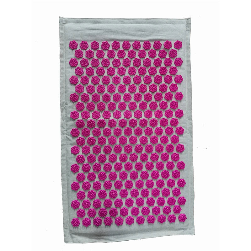 74*44cm Nature Linen Coconut Palm Massage Yoga Mat Sport Pillow Mat with Bag Lotus Spike Acupressure Mat Cushion Accupresure Mat