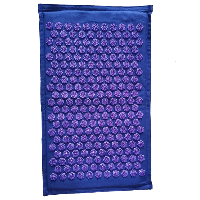 74*44cm Nature Linen Coconut Palm Massage Yoga Mat Sport Pillow Mat with Bag Lotus Spike Acupressure Mat Cushion Accupresure Mat