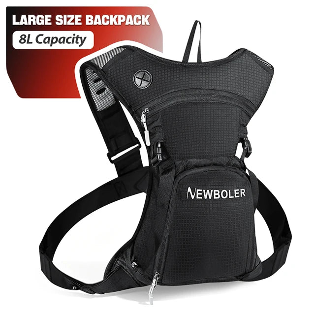 NEWBOLER 5L/8L Motorcycle Cycling Hydration Pack MTB Off Road Motocross Water Backpack Sport Mountain Bike Water Bag