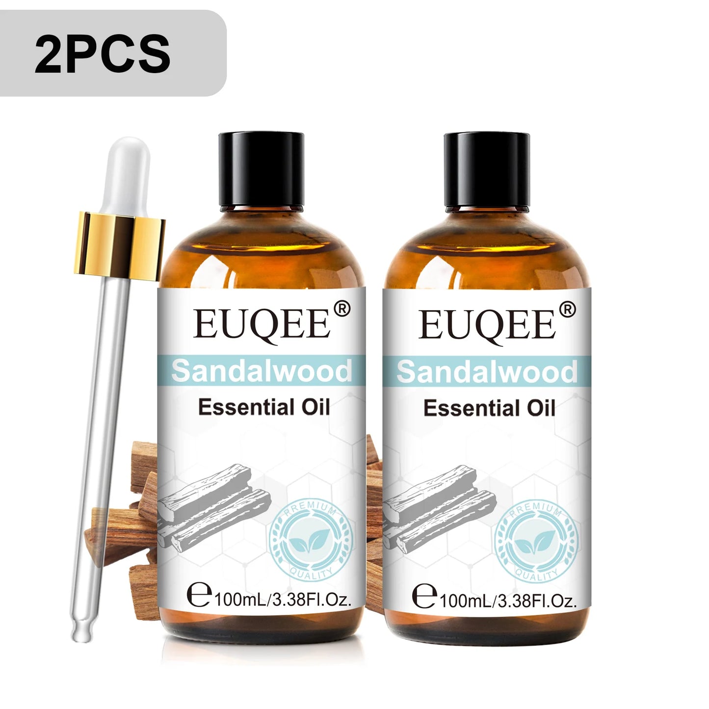 EUQEE 3.38FI.Oz. Aromatherapy Essential Oil For Reed Diffuser Humidifier-100ml Vanilla Lavender Cinnamon Lemon Essential Oils