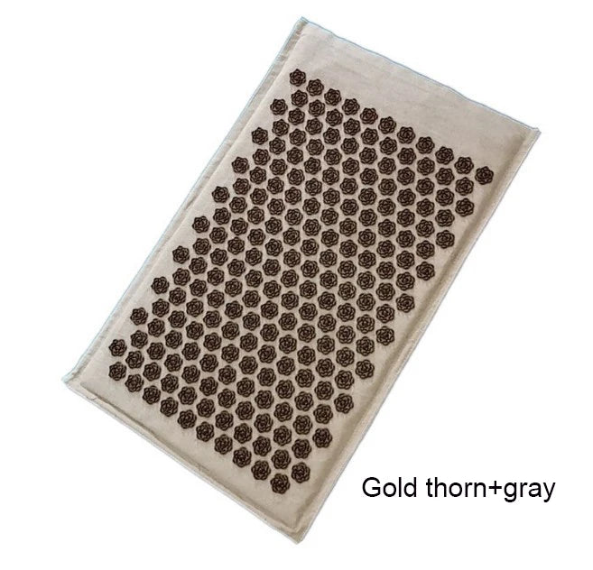 74*44cm Nature Linen Coconut Palm Massage Yoga Mat Sport Pillow Mat with Bag Lotus Spike Acupressure Mat Cushion Accupresure Mat