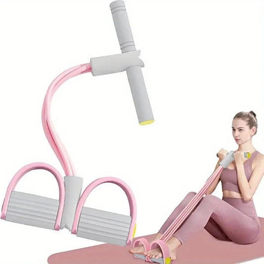Foot Pedal Resistance Band for Home Yoga & Fitness Full Body Slimming Waist Leg Arm Training Tool