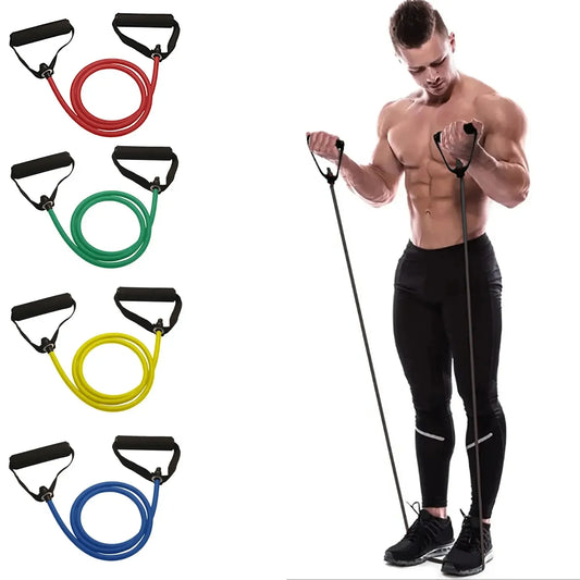Resistance Bands With Handles, Exercise Bands, Workout Bands With Handles For Men Women, Strength Training Equipment At HomeJ