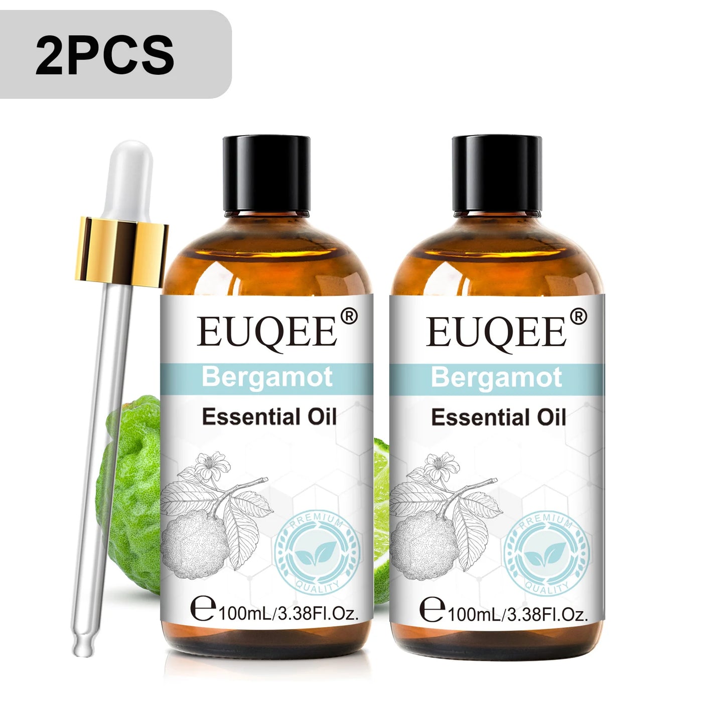 EUQEE 3.38FI.Oz. Aromatherapy Essential Oil For Reed Diffuser Humidifier-100ml Vanilla Lavender Cinnamon Lemon Essential Oils