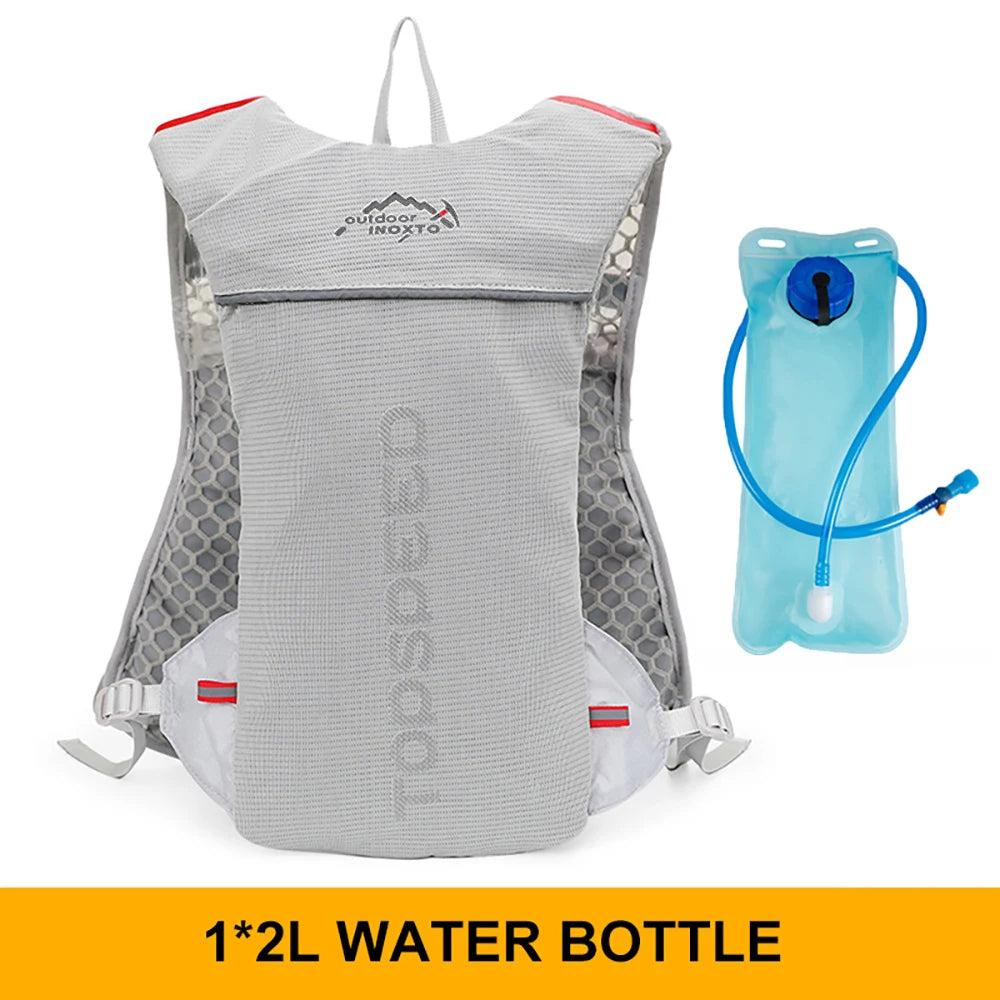 Outdoor Trail Running 5L Ultralight Backpack Hydration Jogging Vest Men Breathable Marathon Bicycle Bag Fitness Running Bag